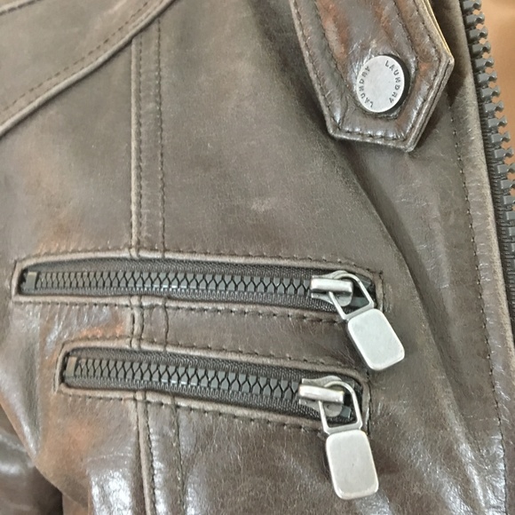 Laundry By Shelli Segal genuine leather Jacket - Picture 6 of 8